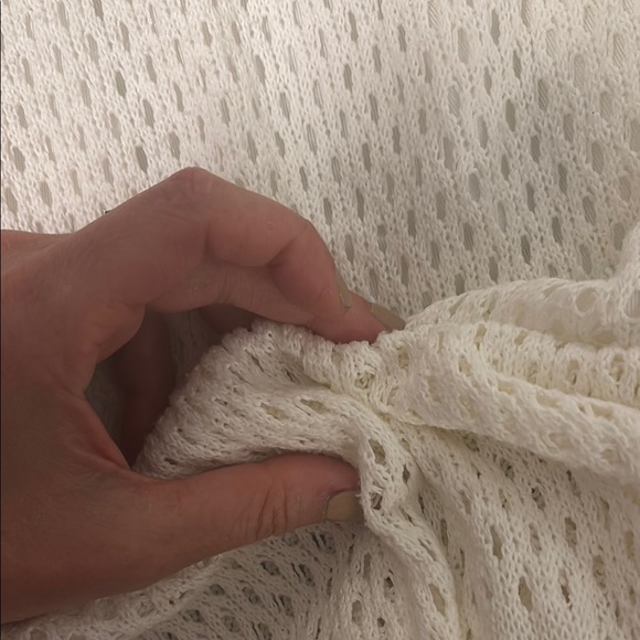 Cream Ribbed Spaghetti Strap Maxi Sundress - Picture 3 of 3